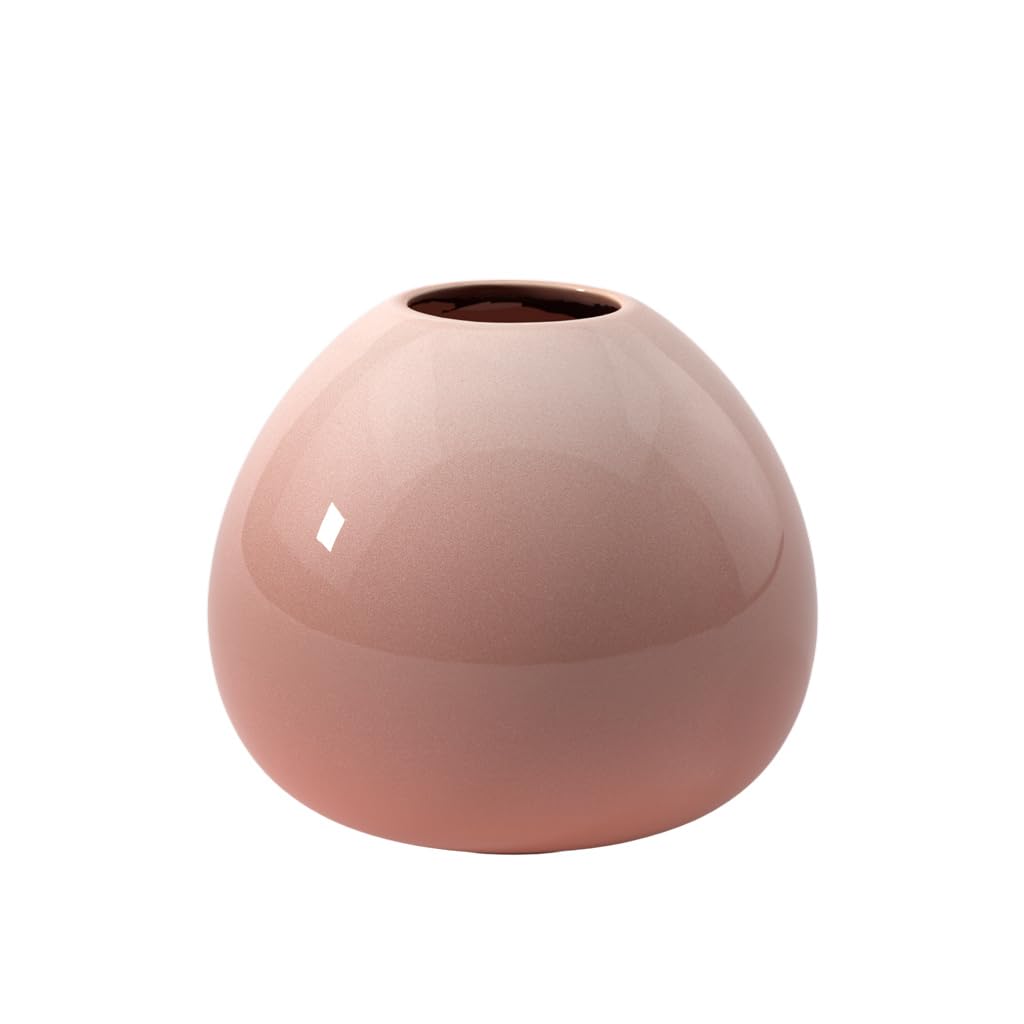 like. by Villeroy & Boch - Perlemor Home Vase Drop small 14.5 x 14.5 x 13 cm, Coral