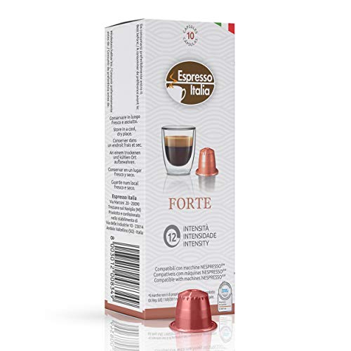 200 pods Espresso Italia FORTE Coffee pods for Nespresso Original Line