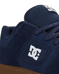 DC Men's Manteca 4 Sneaker, Navy/Gum, 6