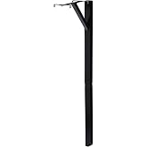 Architectural Mailboxes Drive-in Post Kit Galvanized Steel Mailbox Post, Compatibility Code A, B, SDPK00AM, Black