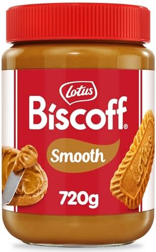 Biscoff - Sweet spread - Smooth - Caramelised biscuit flavour - Vegan - Nut free - No colours or added flavours - Plastic Jar - 720g