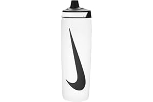 Nike Refuel Water Bottle 24 OZ (White/Transparent)