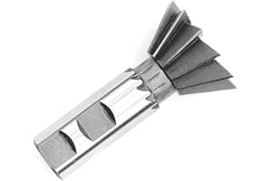 Drill America DWC Series Qualtech 45 Degree Dovetail Cutter, High-Speed Steel, Weldon Shank, 1/2" Size (Pack of 1)