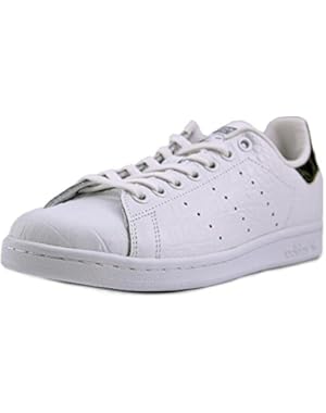 Stan Smith Youth Round Toe Leather White Sneakers