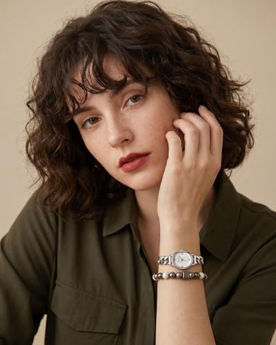 CIVO Women's Watches Gold Analogue: Oval Watch Dial Minimalist Waterproof – Women's Stainless Steel Bracelet Watch Gifts Birthday Valentine's Day