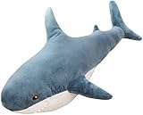 XIAOHONG 100cm Giant Shark Plush Toy Soft Stuffed Animal Cushion Pillow view 3