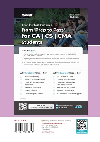 Taxmann's CRACKER for Corporate Accounting & Financial Management (Paper 4 | CAFM | CA & FM) – Covering past exam questions & answers | CS Executive | New Syllabus | June/Dec. 2025 Exams 1