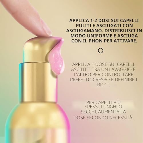 Pro-V Hydra Rivitalizza Heat & Glow Crema Non Risciacquata 135 ml. Protegge da umidità, crespo e calore. Formula Pro-V attivata dal calore. Morbidezza e lucentezza, senza appello