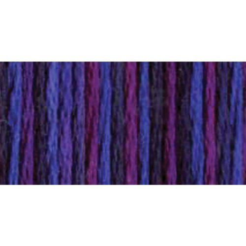 DMC 417F-4245 Color Variations Six Strand Embroidery Floss, 8.7-Yard, Mystical Midnight