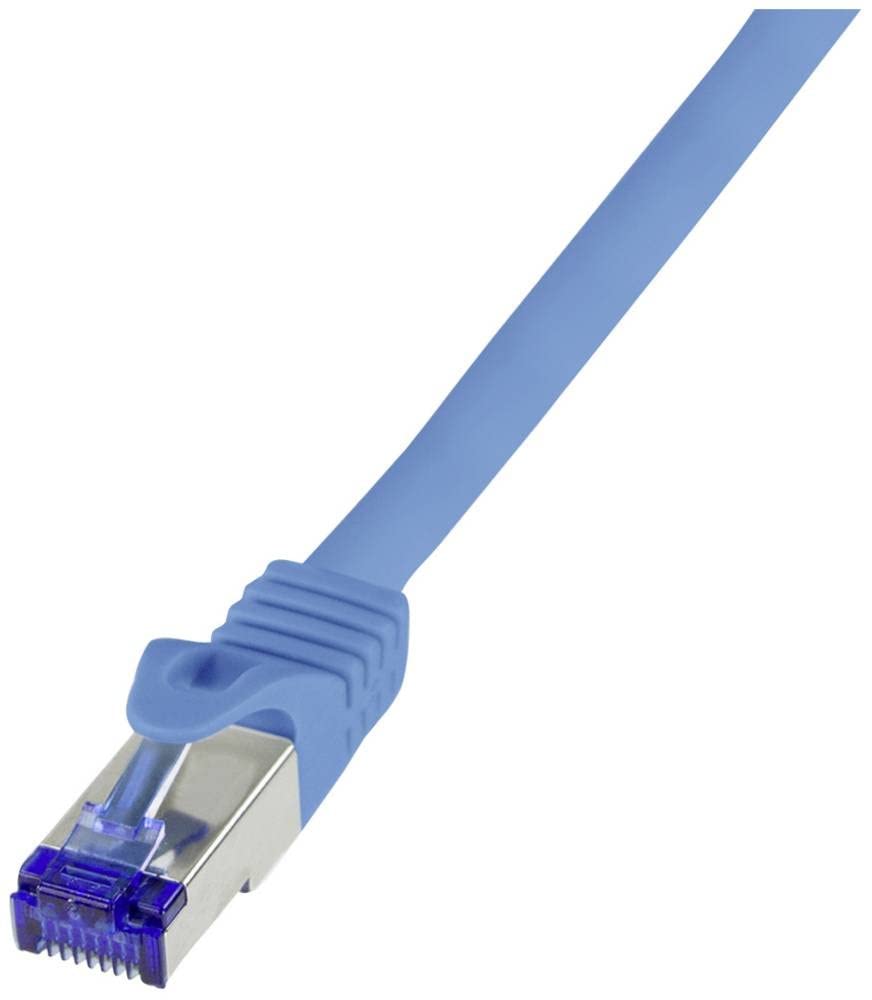 Logilink C6A106S RJ45 CAT 6a S/FTP 15m Blue Pack of 1