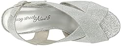 Easy Street Women's Christy Heeled Sandal, Silver