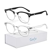 Tanlys 2 Pack Blue Light Blocking Glasses for
