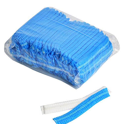 Nanxson 100 Pcs Disposable Bouffant Caps,Food Service Hair Nets,Hair