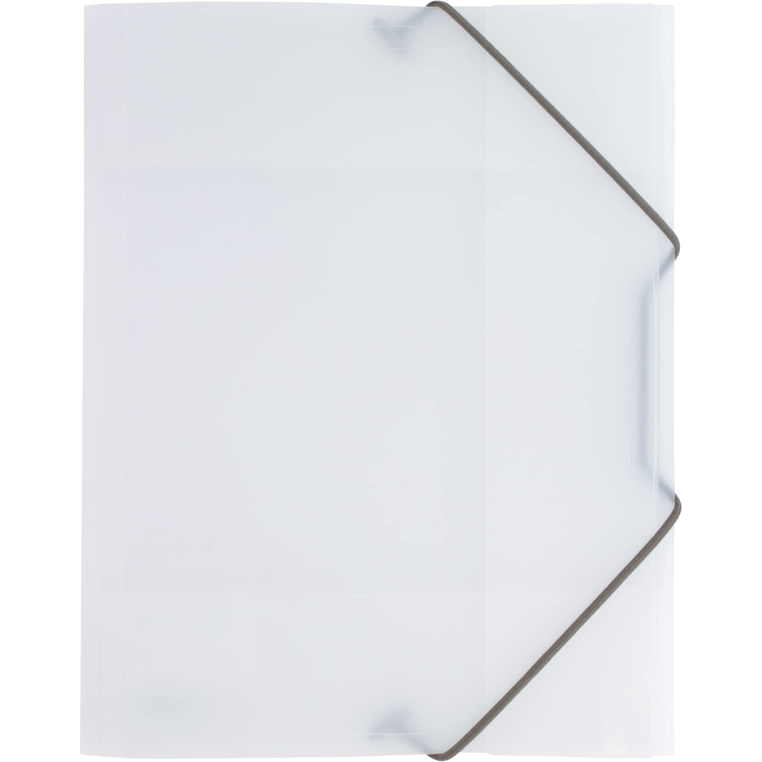 Grafoplás A5 Folder, Rubber and Flaps, White