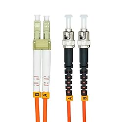 Jeirdus 1Meter 3ft LC to ST Duplex 62.5/125 OM1