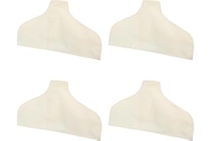 MUSISALY 4pcs Slip Hanger Covers for Clothes Fabric Protector Sleeves for Home Closet Prevent Slipping