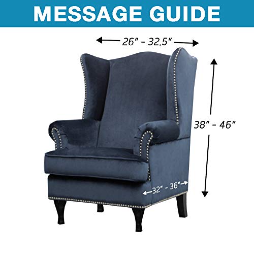 Stretch Wingback Chair Covers Wing Chair Slipcover Wing Chair Covers