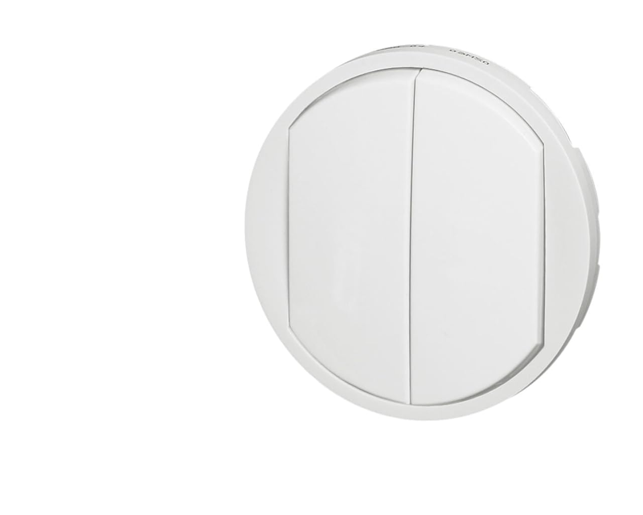 LEGRAND - Enjoliveur double VV/poussoir/VV + poussoir blanc LEGRAND CELIANE 068002 - LEG-068002, M