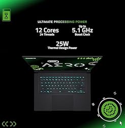 GIGABYTE AERO X16; Copilot+ PC - 165Hz 2560x1600
