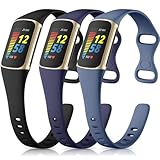 Maledan 3 Pack Compatible with Fitbit Charge 5