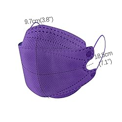 50Pcs KF94 Fish Shaped Kids Masks, 4-Layer Face