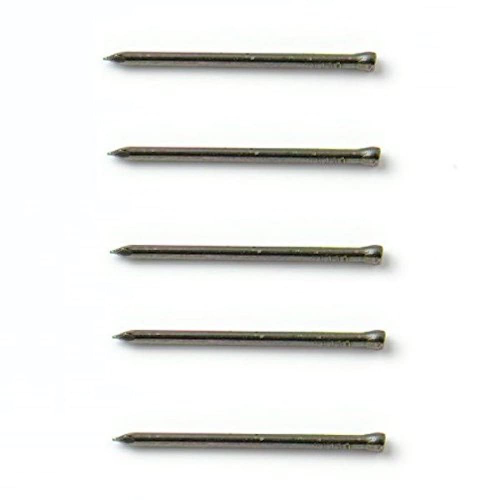 Merriway BH03713 (500 gm) Steel Panel Pin, 25mm (1 inch) Bright Finish Cabinet and Joinery Work - Pack of 500 gm