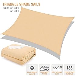 Duerer Sun Shade Sails Canopy 10x13FT