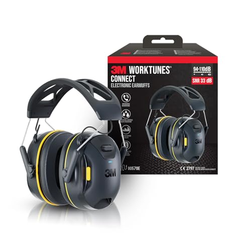 WorkTunes Connect Casque antibruit sans fil avec Bluetooth 90570E-1