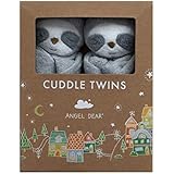 Angel Dear Grey Sloth Twin Set Blankies Box.