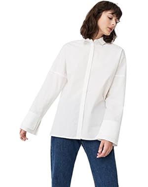 Mango Women's Message Poplin T-Shirt