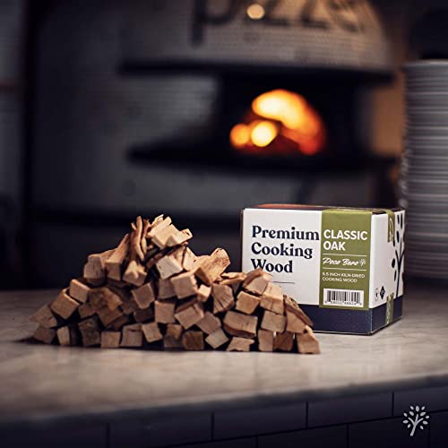 5.5" Pizza Oven Wood + Firestarter Classic Oak 520 Cubic Inches of