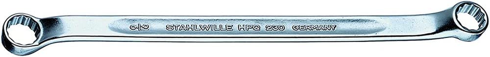 Stahlwille 41613234 230a Double Ended Ring Spanner, 1/2 inch x 9/16 inch Opening, 235 mm Length, Pack of 10
