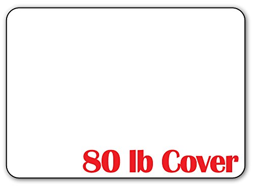 Blank White 5 X 7 Cardstock With Rounded Corners 100 Cards Pricepulse