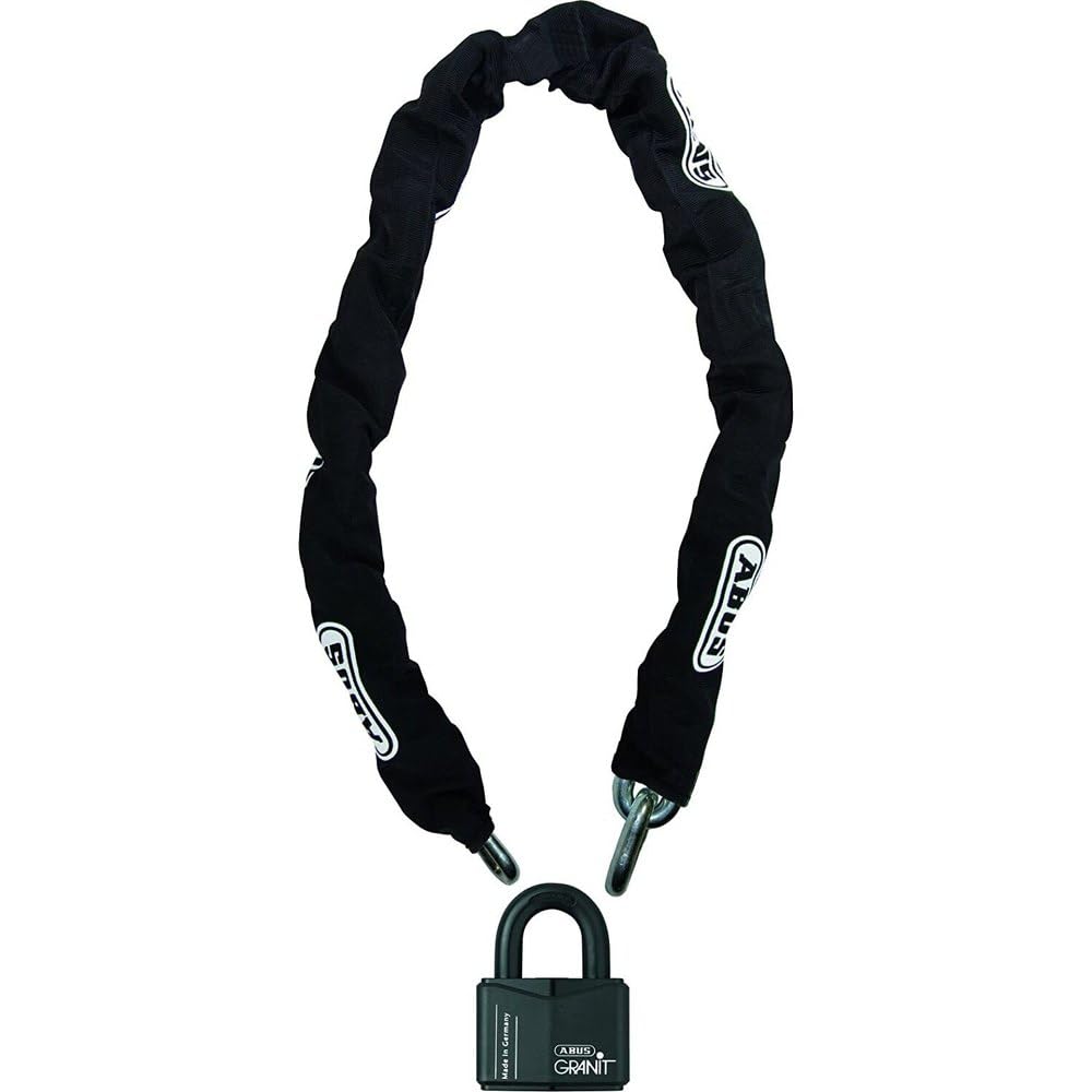 ABUS motorbike lock 37RK/70 + 14MK - Motorbike chain with padlock - security level 20 - 180 chain length