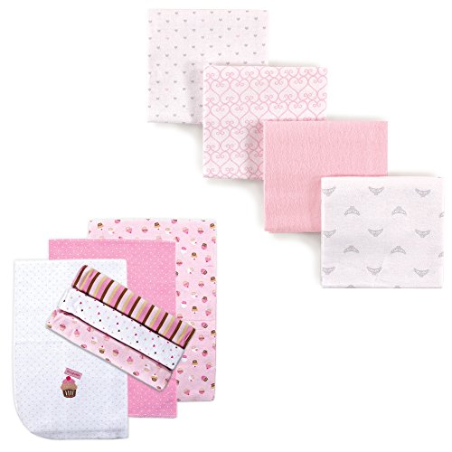 Flannel Receiving Blanket 10-Pack