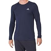 adidas Golf Men's UPF 50 Long-Sleeve Base Layer Shirt, Small Navy