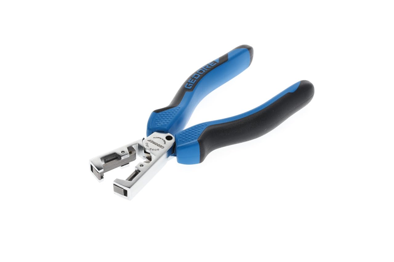 GEDORE Stripping pliers, Adjustable for 0.5-5.0 mm² wire, Oil-hardened specially tempered steel, 8099-160 JC