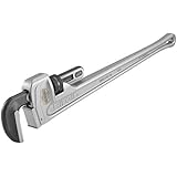 RIDGID 31110 Model 836 Aluminum Straight Pipe Wrench, 36-inch Plumbing Wrench