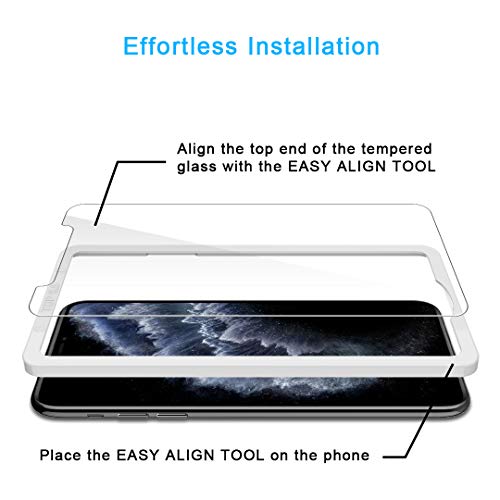 TAURI [3Pack] Screen Protector for iPhone 11 Pro Max 6.5'' and iPhone