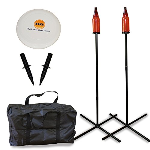 Driveway Games Catch The Bottle Flying Disc Game Catch The Bottle. Flying Disc, Beersbee Poles & Bottles. Pole-Ish Horseshoes French Darts Outdoor Game