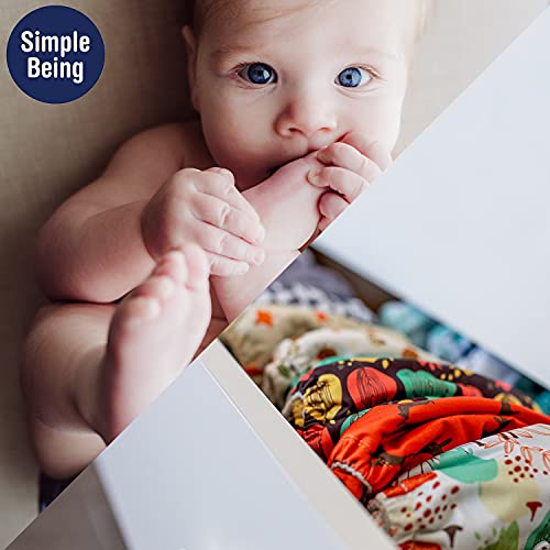 Simple Being Reusable Cloth Diapers, Double Gusset, One Size Adjustable