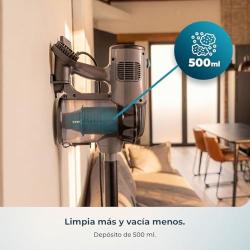 Aspiradora Escoba con Cable Conga Thunderbrush 560 Neo. 600 W, 2 en 1, Tecnología ciclónica, Filtro de Alta eficiencia, Radio de acción 6 Metros, Incluye 2 Accesorios, Cable 4,5 m — foto 6 de 8