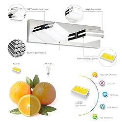 SineRise LED Modern Bathroom Vanity Light Fixtures