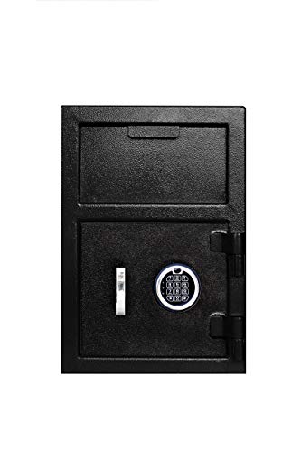Templeton Standard Depository Safe - Electronic Keypad Combination & Key Backup