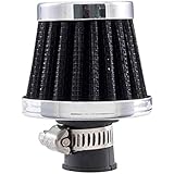 Spectre High Performance Air Filter - Washable Universal Clamp-On Filter 3-4 Inch Flange 6.7 Inch Height