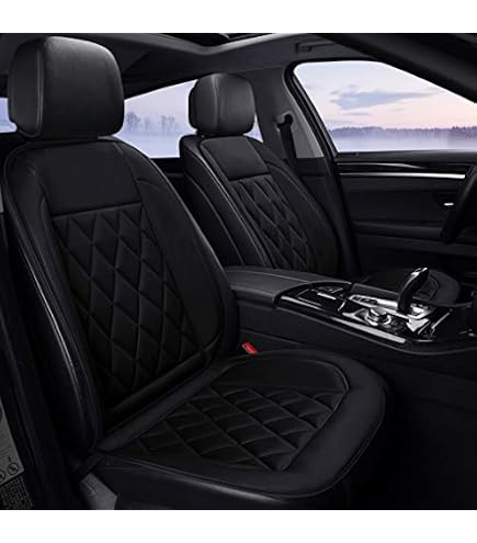 Coussin Chauffant Pour Siège Auto 12V - 2 Niveaux De Chaleur (60°C/30°C), Tissu Doux, Universel