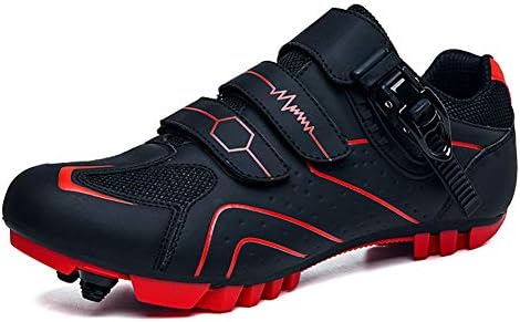 Ruiatoo Cycling Shoes Men Spinning Mountain Bike SPD Biking Shoes