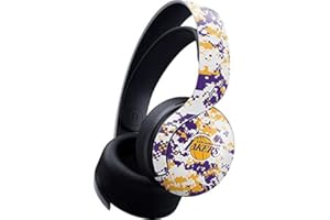 Skinit Decal Gaming Skin Compatible with Pulse 3D Wireless Headset for PS5 - Officially Licensed NBA Los Angeles Lakers Digi Camo Design