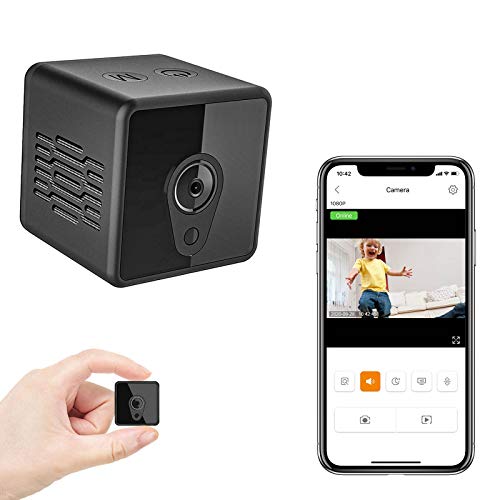 Relohas Mini Spy Camera Wireless, HD 1080P Hidden Camera Live Streaming