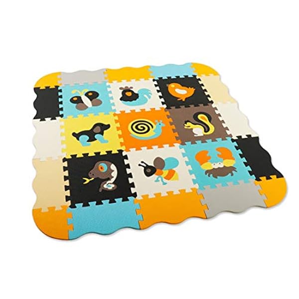 Tapis De Sol Puzzle Pour Bebe Avec Tapis De Cloture Pour Enfants Bebe Exercices De Ramper